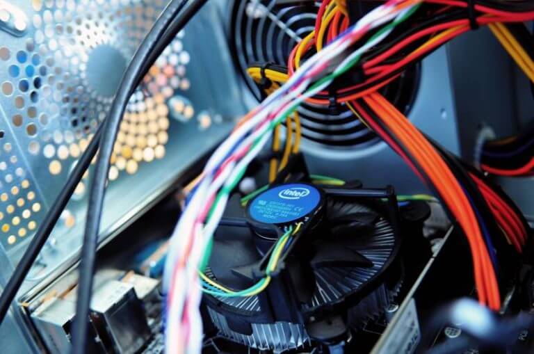 binnenkant van computer